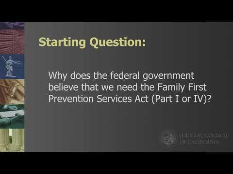 NAVIGATING THE COURT PROCESS UNDER FAMILY FIRST PREVENTION SERVICES ACT (FFPSA) PART IV