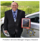 For his work in youth foster care within the Probation Department and his many other achievements, Gregory Glazzard this year was awarded the Child Abuse Prevention Council (CAPC) Award.