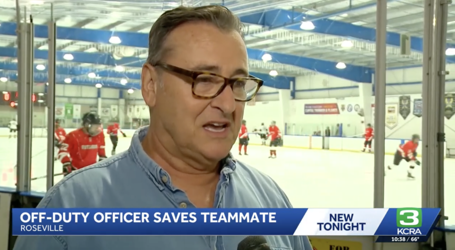 Screenshots from KCRA footage