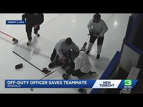Nevada County Probation Officer Honored for Saving Hockey Teammate’s Life
