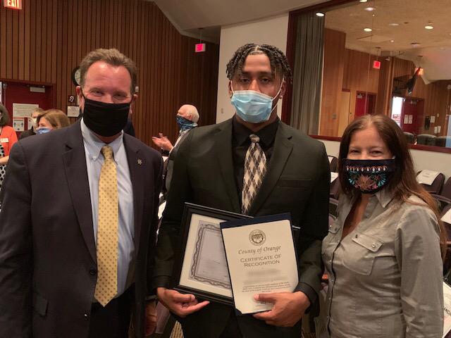 Orange County Probation Chief Steve Sentman and Abraham